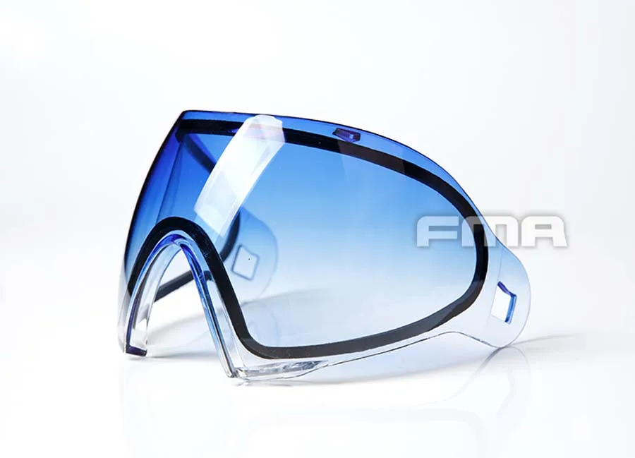 FM-G0004 FMA поликарбонатные линзы FM-G0004 G0012 для наружного применения F1 Полнолицевая маска - Цвет: FM-G0004