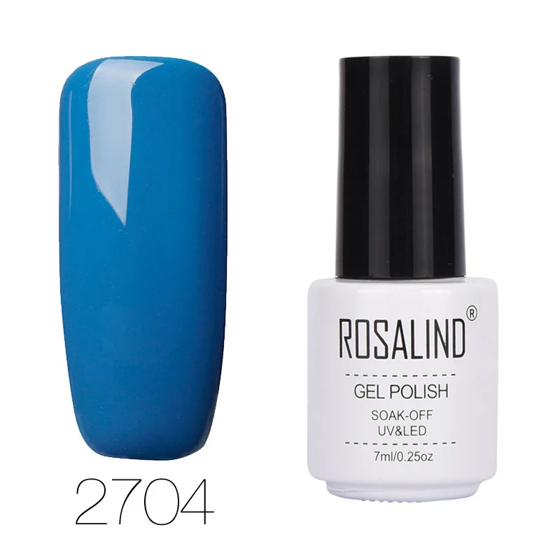 ROSALIND, 7 мл, 68 цветов, серия, Гель-лак для ногтей, лак, гель-краска, замочить, Vernis, полуперманентный, УФ-лак для ногтей, гель-лаки - Цвет: 2704