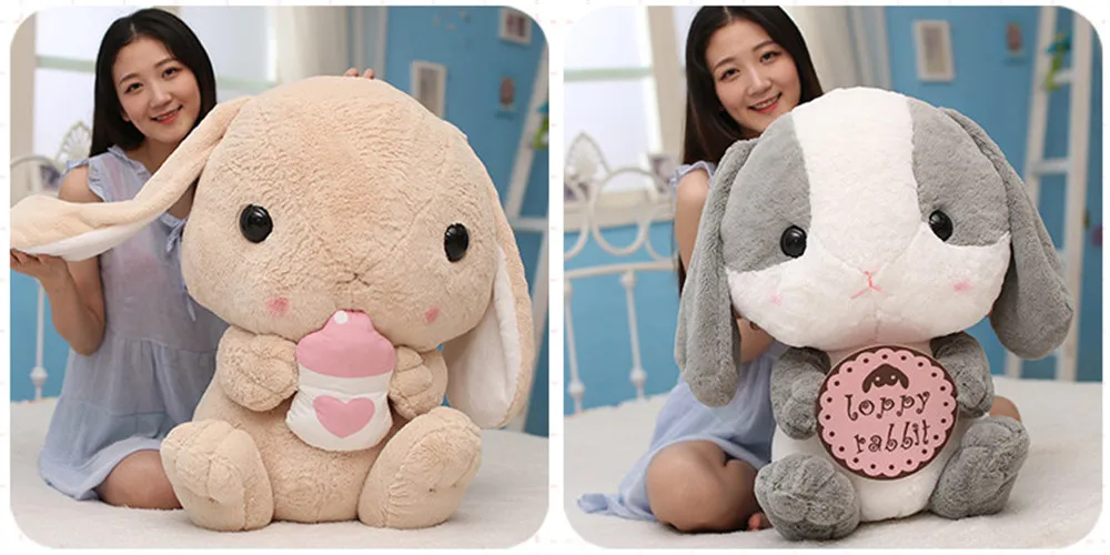Fancytrader Lovely Plush Soft Cartoon Rabbit Toy Stuffed Giant Animal Bunny Nice Lover Gift 75cm 9
