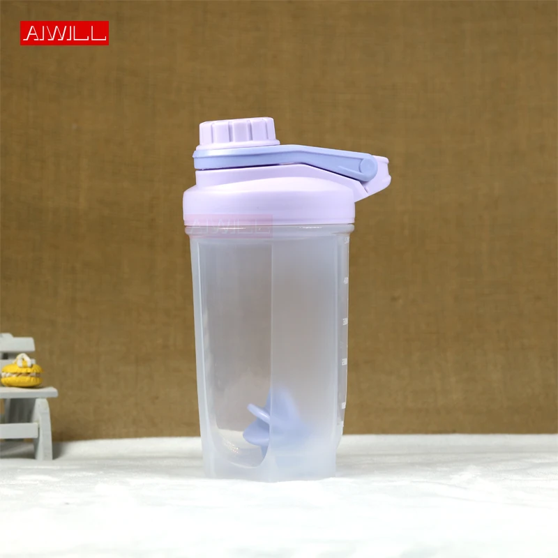AIWILL шейкер бутылка с мячом для перемешивания спортивный сывороточный протеиновый порошок бутылка для смешивания фитнес бутылка для воды BPA бесплатно для женщин подарок