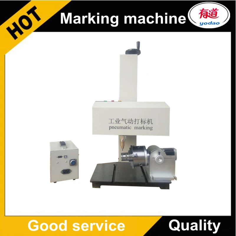 

Metal Nameplate Pin Marking Machine/Pneumatic dot peen marking machine 180*90mm 110V 220V
