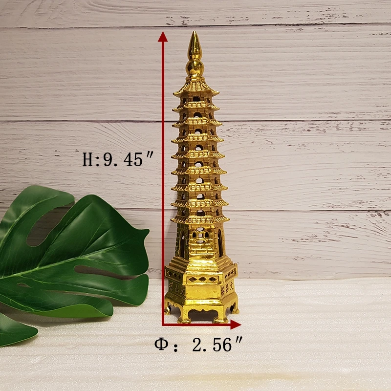Pure copper Wenchang tower decoration (1)_
