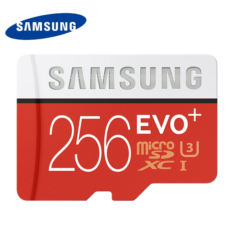 SAMSUNG U3 Micro SD Memory Card 256GB SDXC TF 95M Grade EVO MicroSD Class 10 C10