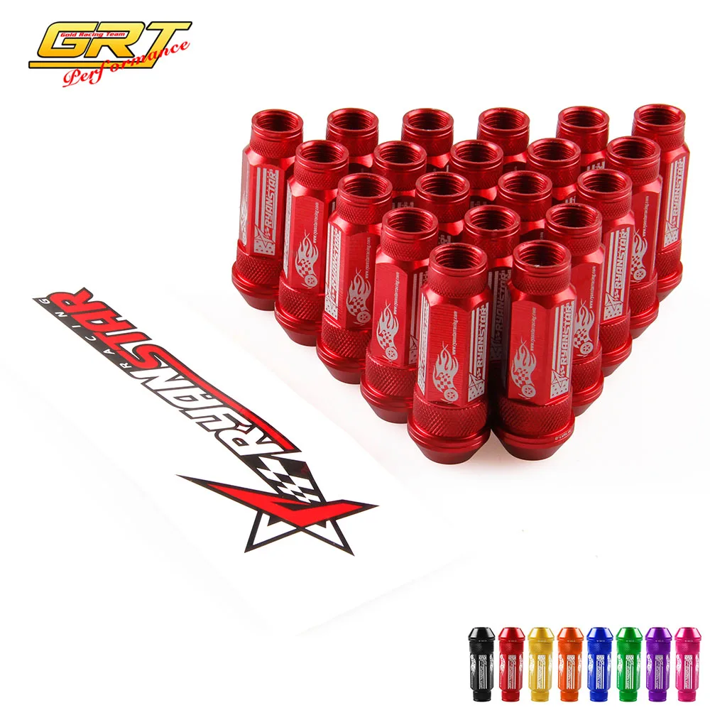 Ryanstar New arrive Aluminum 70MM Racing wheel lug nuts P12x1.5