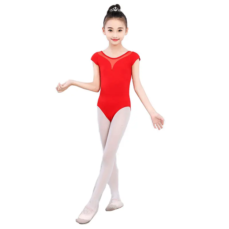 Красное платье балерины для девочек трико, платье балетное для девочки, детская танцевальная одежда для девочек Детские балетные костюмы для девочек, трико для танцев
