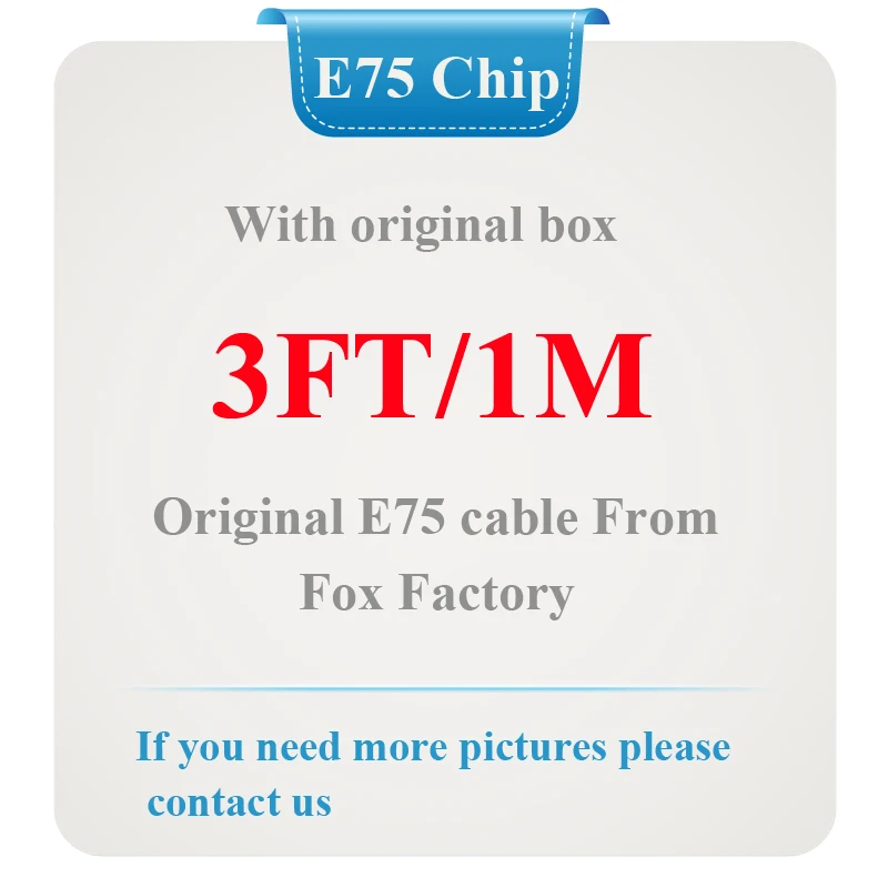 

100Pcs/lot 100% Genuine Original 1m/3ft E75 Chip Data USB Charger Cable for Foxconn For iPhone X XS XR XS Max 8 7 5 5S 6s plus