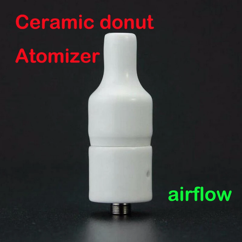 

Leiqidudu 2017 most luxury No Wick Wax Vaporizer Ceramic Atomizer donut ceramic wax atomizer