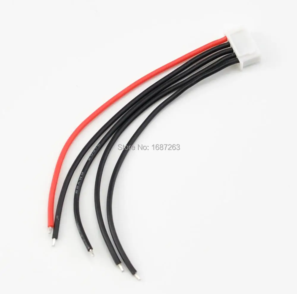 10 шт./лот см 100 мм RC Lipo зарядное устройство с разъемом 2s 3s 4s 5s 6s 22AWG кабель для IMAX B3