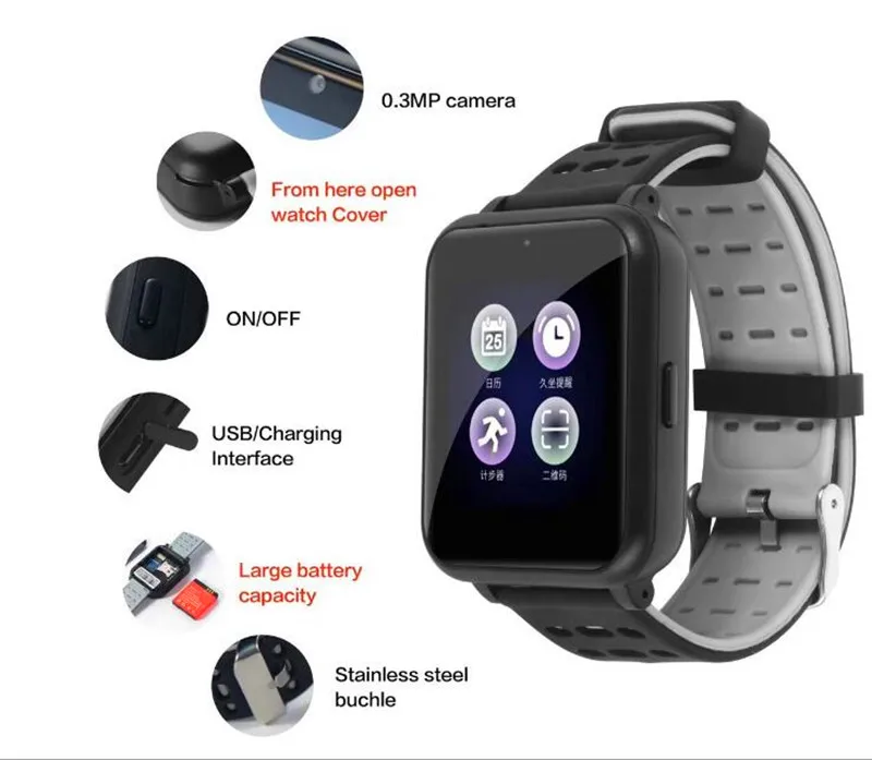 Умные часы Z2 с камерой sim картой TF для Apple Watch мужские и женские наручные на Android