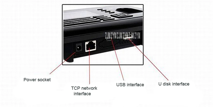 A-C061 2,8 дюймов TFT биометрический отпечаток пальца время посещаемости рекордер отпечатков пальцев ID карта посещаемости машина с сетевым U диском