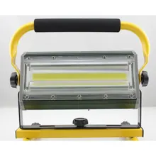 Высокая Мощность 100 w светодиодные прожекторы проекционные лампы свет работы прожекторы мигает Предупреждение Водонепроницаемый потока фонарь для кемпинга