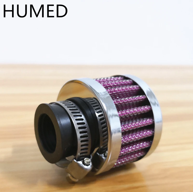 universal 9/12/15/19mm car air intake Small mushroom head air filter modified small air filter Interface motorcycle Air filters