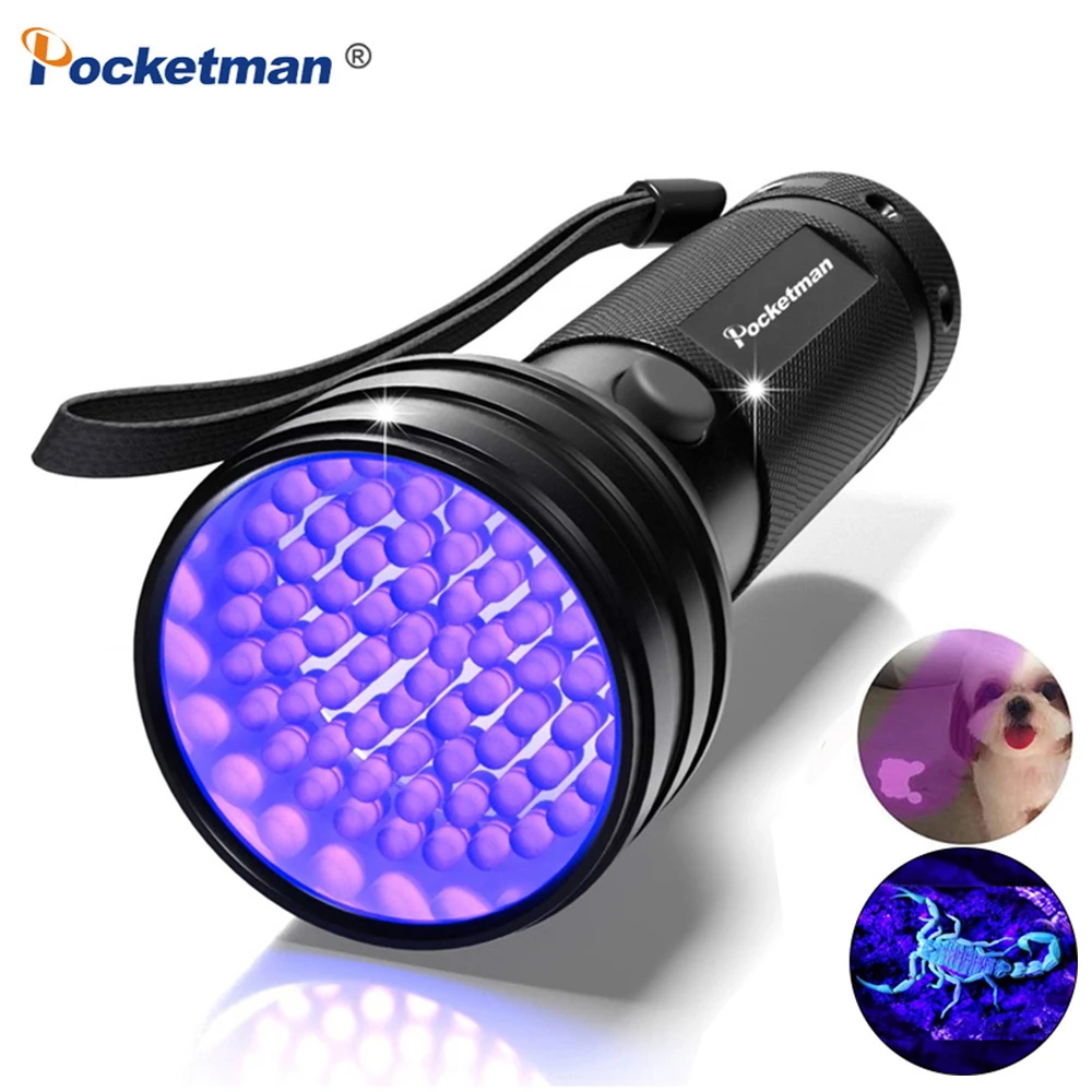 51LED УФ detecor фонарик алюминиевый фонарь супер яркая светодиодная лампа
