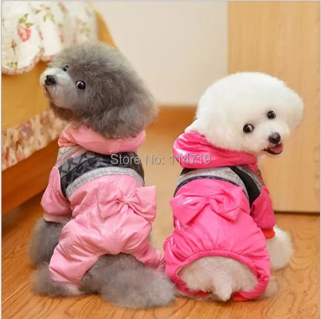 2015 HOT SALE Fashion Pet Clothes Dog puppy four leg Coat Cotton padded