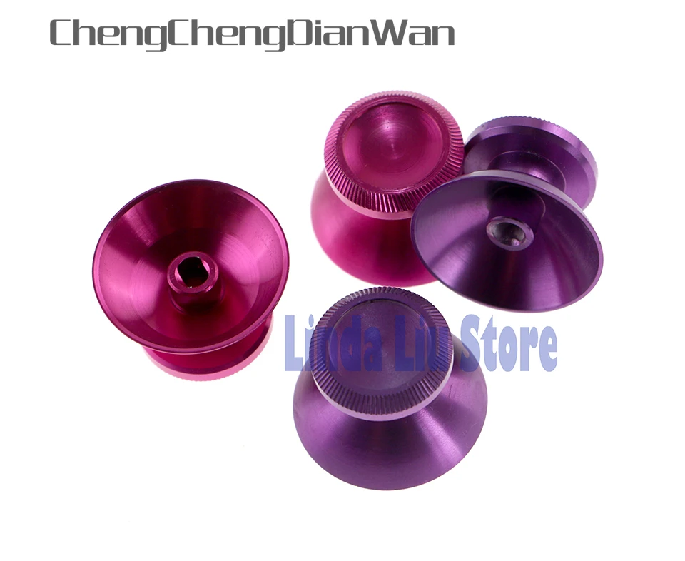 

ChengChengDianWan 40pcs=20pairs Metal Mushroom Analog Thumbstick Aluminum Joystick Cap Cover for PS4 for xbox one