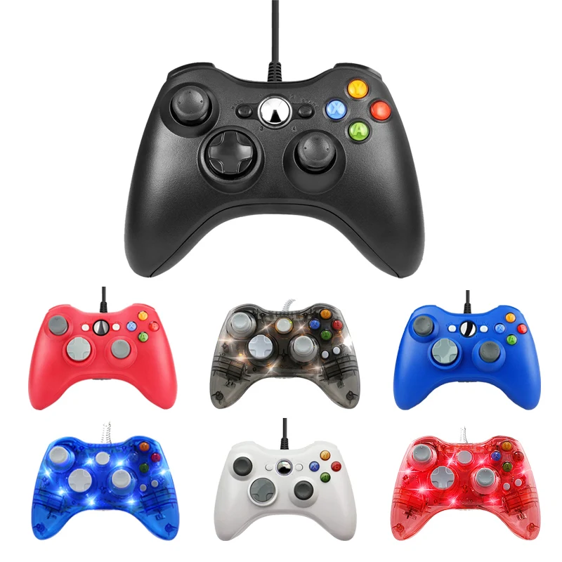 Najtaniej Dla konsoli Xbox 360 USB przewodowy gamepad na PC dla Windows 7 8 10 Joystick Controle Mando