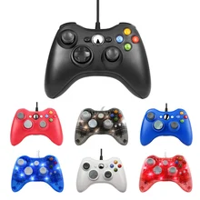USB controlador para juegos de PC con cable para Xbox360 consola Joypad para PC Windows 7 / 8 / 10 Control de Joystick Mando Gamepad
