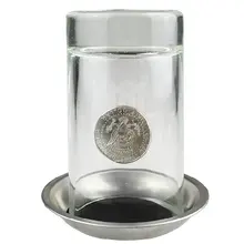 Монета проникновение блюдо Волшебные трюки реквизит Игрушечные лошадки не включают Стекло