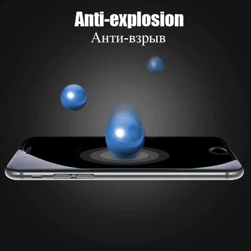 2 Pcs  lot Screen Protector For iPhone 5 5s 5C SE 6 6s 7 8 X Glass Film Ultra-thin Tempered For iPhone 6 6s 7 8 Plus X 5 5s SE   (4)