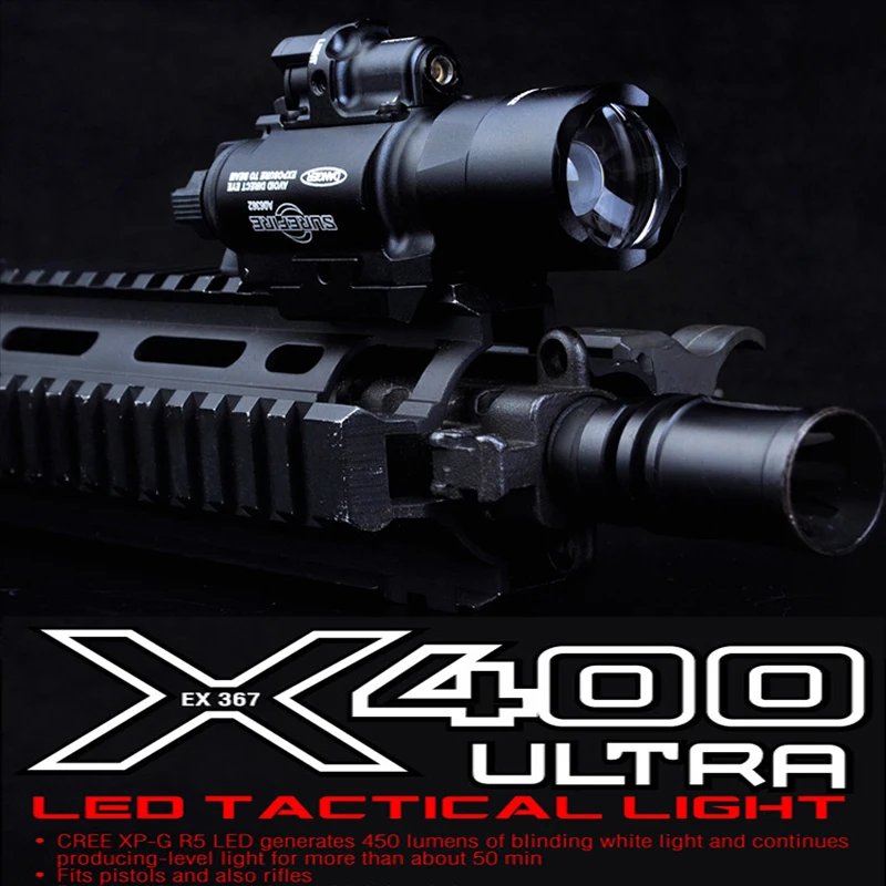 Element SF X400 CREE сверхвысокий выходной светодиодный пистолет M4 винтовочный фонарик