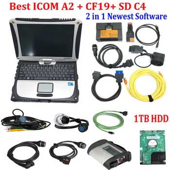 

Best MB STAR C4 Auto Diagnostic Tool ICOM A2 V2019.07 Software 2 in 1 1TB HDD with CF19 Laptop Ready to Work