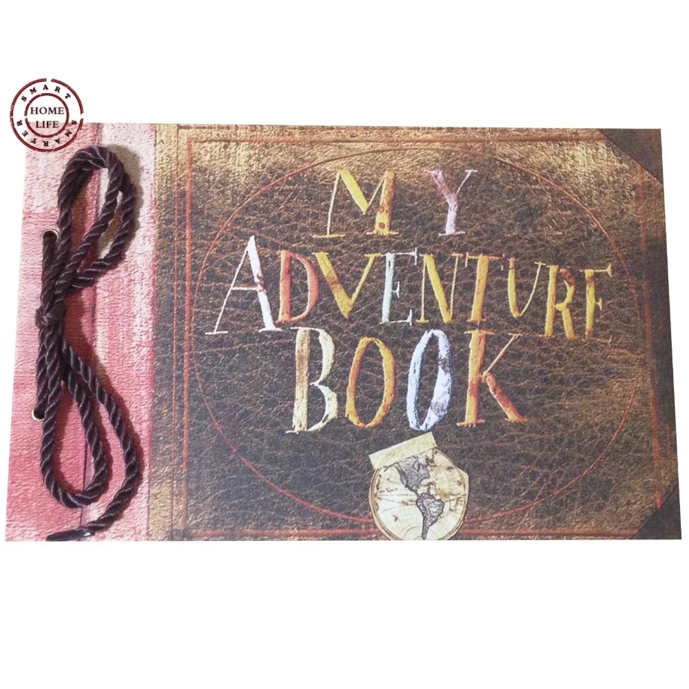 My Adventure Book Pixar UP Movie Scrapbook DIY свадебный фотоальбом юбилейные подарки|adventure book|my adventure