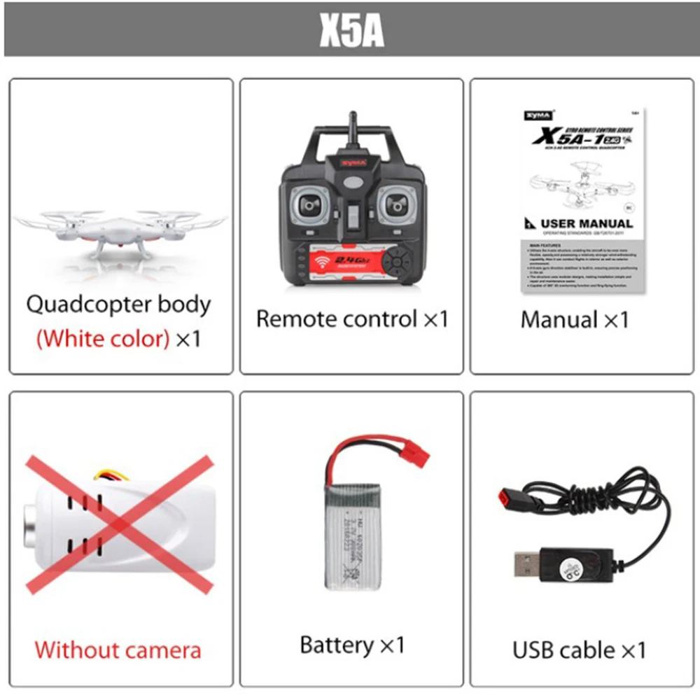 SYMA X5 A X5C дрона с дистанционным управлением противоударное исполнение Безголовый