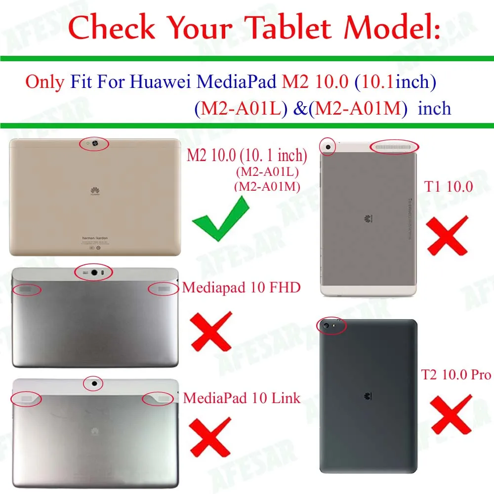 Huawei Tablet Shell Inteligente M2-a01m M2-a01l M2-a01w 10.0 101 Polegadas Navio Livre - Imagem 6