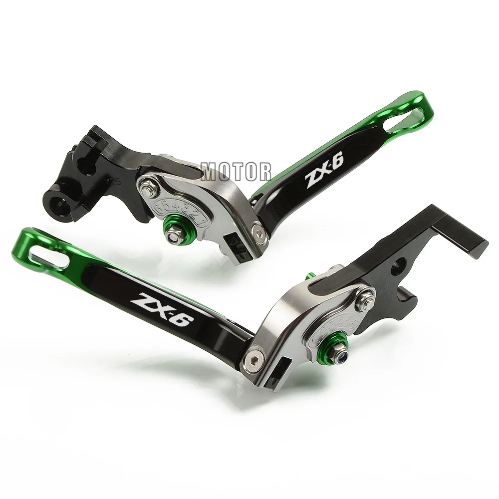 Для Kawasaki ZX 6 9 R ZX6 ZX9R ZXR 400 ZXR400 все годы ZZR 600 ZZR600 1990 2004 CNC регулируемые рычаги