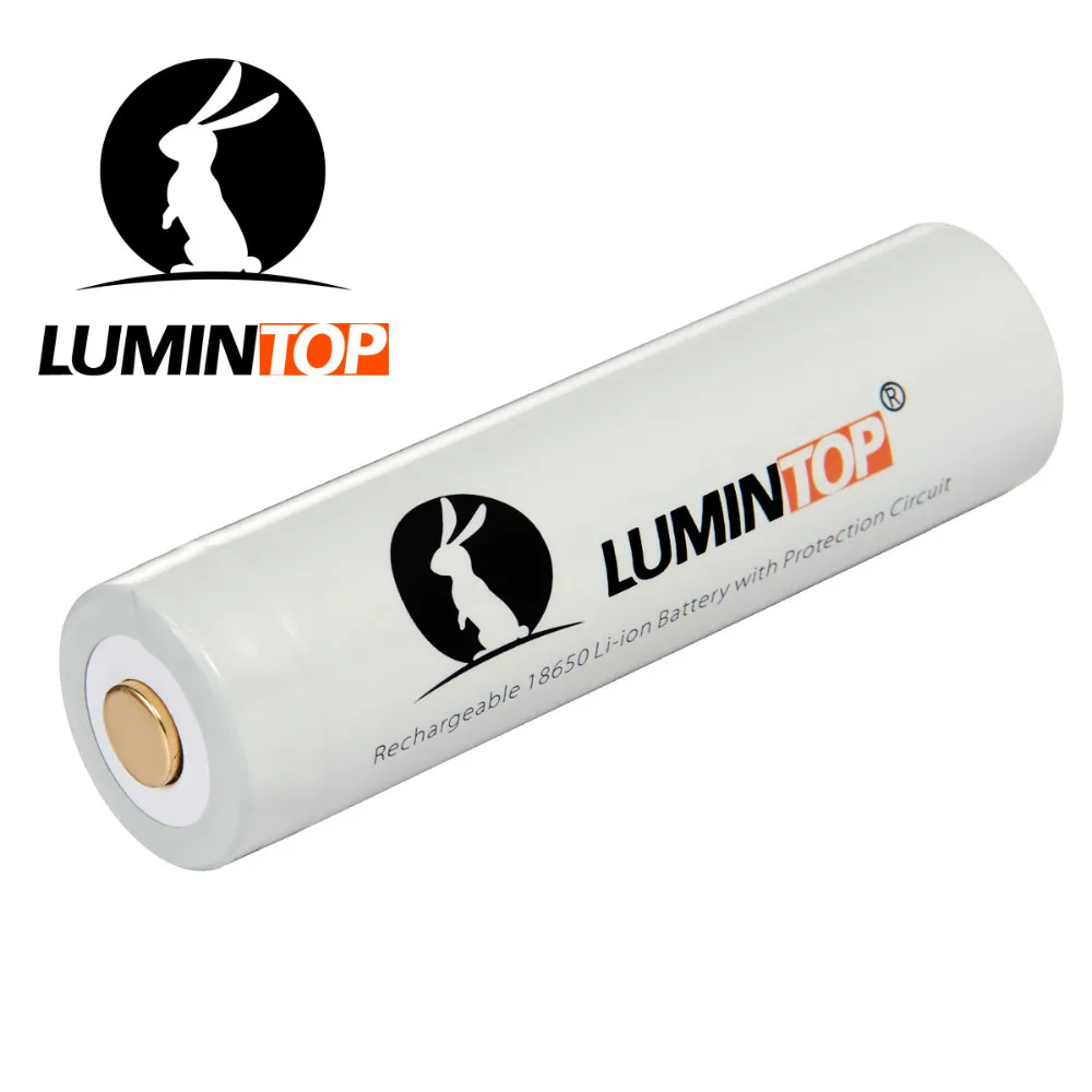 LUMINTOP Protection Circuit Rechargeable 18650 Li-ion Battery 3400mAh LM34