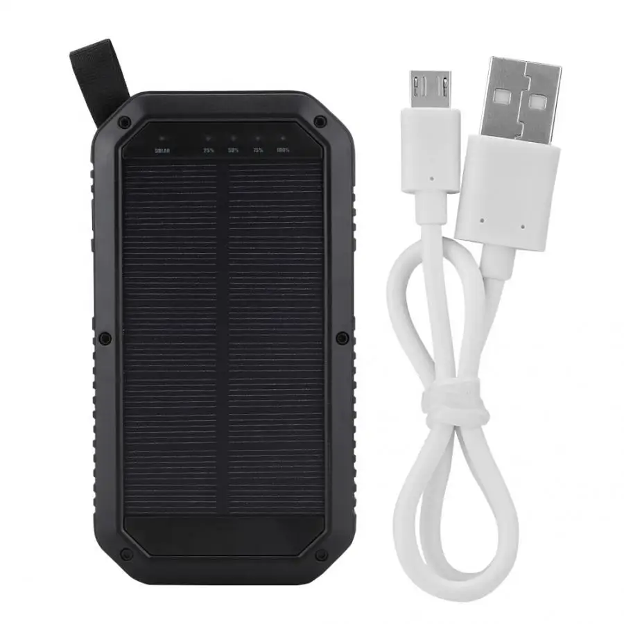 New Solar Energy Wireless Charging 21 High-power LED Camping Lights Mobile Power Bank For Phone Tablet