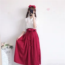 Плиссированные юбки женские Высокая талия с бантом однотонные прямые юбки новые летние модные Универсальные юбки Femme