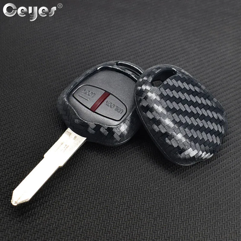 

Ceyes Car Styling Key Cover 2 Buttons Remote Protection Fob Shell Accessories Case For Mitsubishi EX Lancer Outlander ASX Pajero