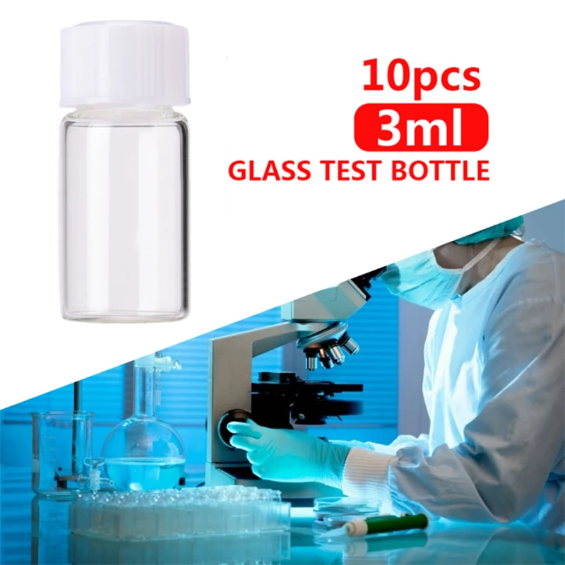 

Convenient Glass Sample Container Leak Proof Transparent Glass Container Reagent Cheap Glass Vials Seed
