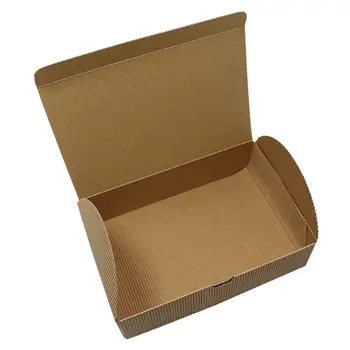 

20Pcs 18*12*5cm DIY Corrugated Kraft Paper Cake Box Moon Cake Paper Cardboard Boxes Gift Cookie Storage For Wedding Christmas