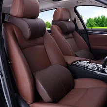 Хлопок памяти подголовник автомобиля подголовник шеи головы талии подушка поддержка безопасности сиденья Поддержка подголовник шеи pad автомобиля аксессуары для укладки