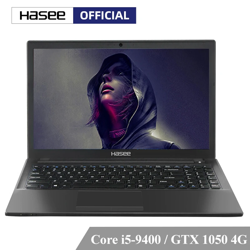 

Hasee K670E-G6H5 Laptop for Gaming(Intel 9Gen i5-9400+GTX1050 4GGDDR5/8G RAM/512G SSD+1THDD/DOS/15.6''IPS)Desktop-grade Notebook