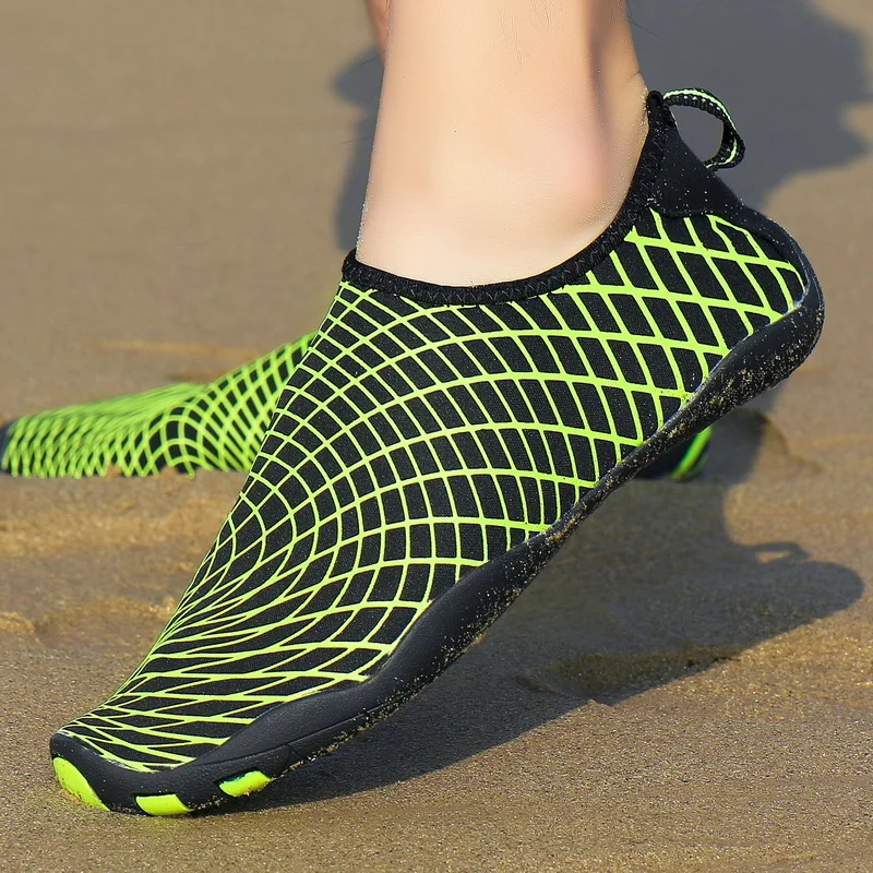 Плавание Аква обувь летние мужские и женские пляжные водные кроссовки быстросохнущие Открытый Спорт Подводное плавание дайвинг вверх по
