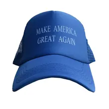 Кепки для бега мужские сделать Америку большой снова напечатаны Регулируемый головной убор кепки сетки спортивные шапки
