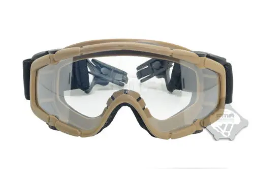 FMA для пейнтбола защитные очки SI-Ballistic-Goggle для шлема черный/Пустынный TB423/TB424