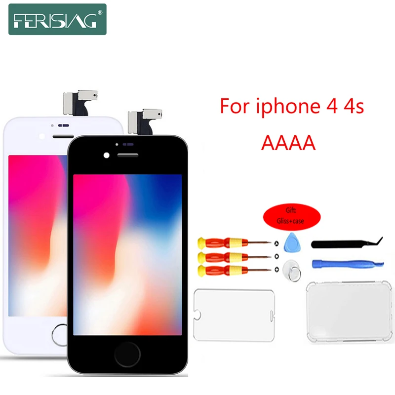 2019 OEM 100% AAAA Original LCD Screen For iPhone 4S 4G Display Digitizer Touch Module 4 Screens Replacement LCDS | Мобильные