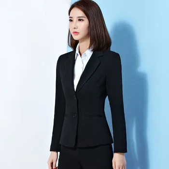 

Spring and Autumn professional wear women's blazers female small ladies jacket interview work clothes WY1108