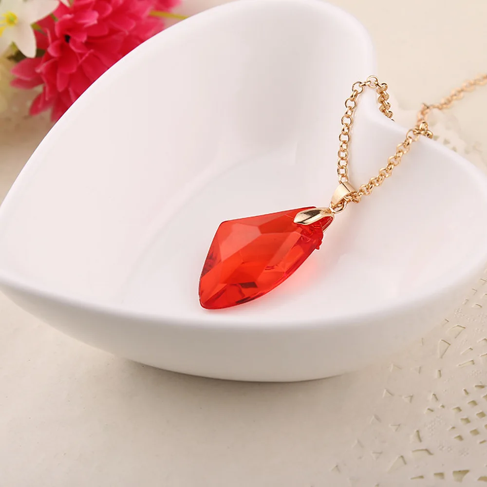 

Ha Po Fashion Red The Philosopher's Stone Necklaces For Women Sorcerer Magic Pendants Movie Gifts For Kids