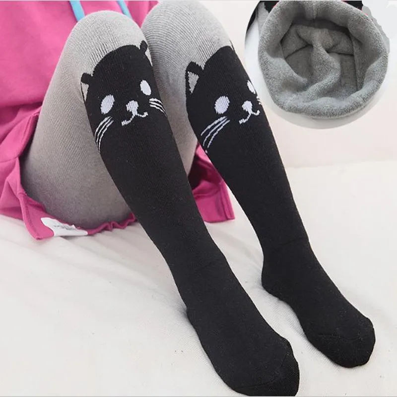 Girls Winter Wear Pantyhose Fashion Thick Tights Stockings Cartoon Autumn Winter Baby Girl Cute