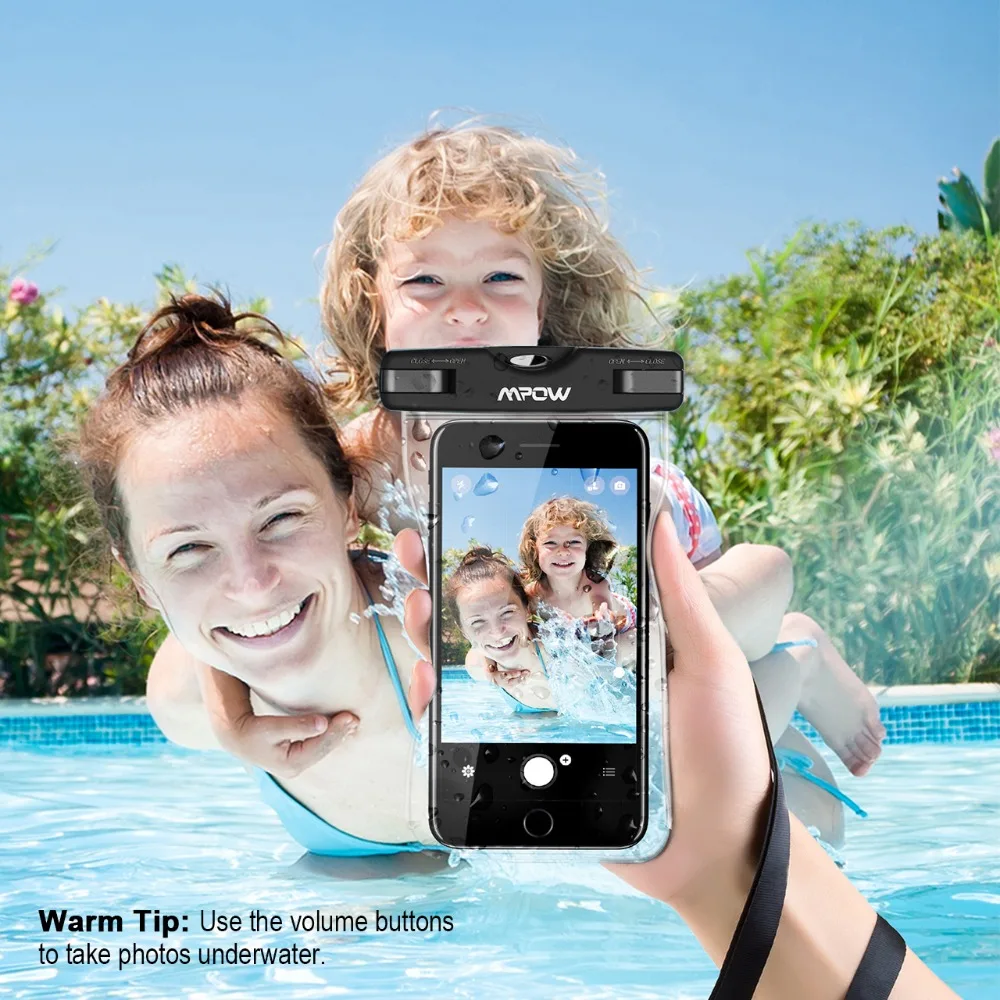 3PCS MPOW Universal Waterproof Bag Case Dust-proof Underwater Swimming Cell Phone Pouch for iPhone for Samsung for Xiaomi 11