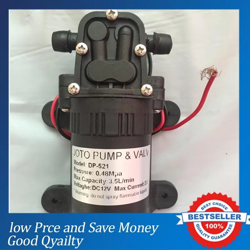Qiter Pulv/érisateur /électrique agricole 12V Pompe /à Membrane Haute Pression Petite Pompe /à Eau Pompe /à Eau /électrique /à Double c/œur Pulv/érisateur /électrique