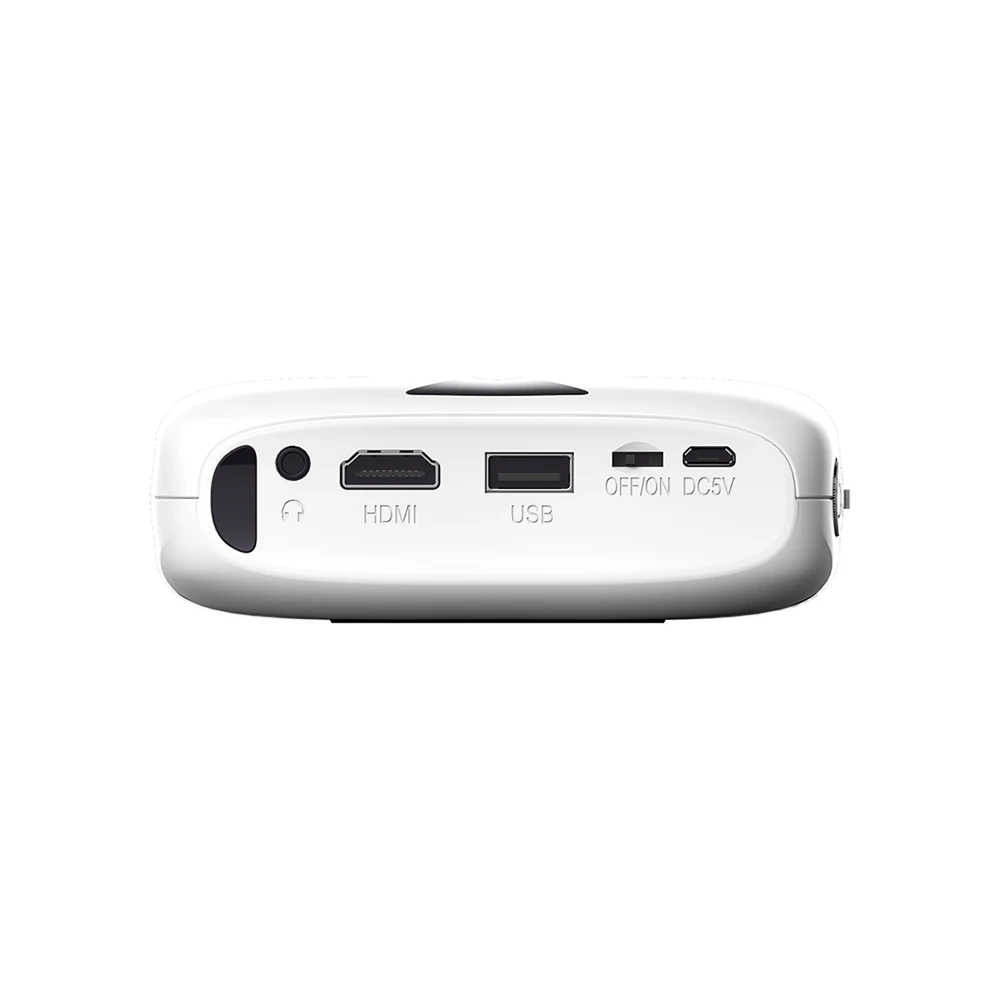 Светодиодный мини проектор DLP для домашнего офиса 1080P HD Wi Fi подключение USB порт HDMI