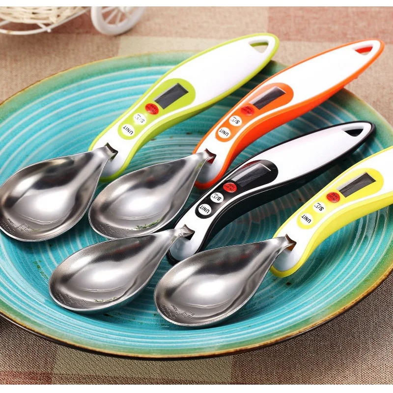 

Precise Digital Measuring Spoon Kitchen Cooking Scale Tools 30ML Liquid 300g Bulk Food Powder Portable LCD Display Volume Scales