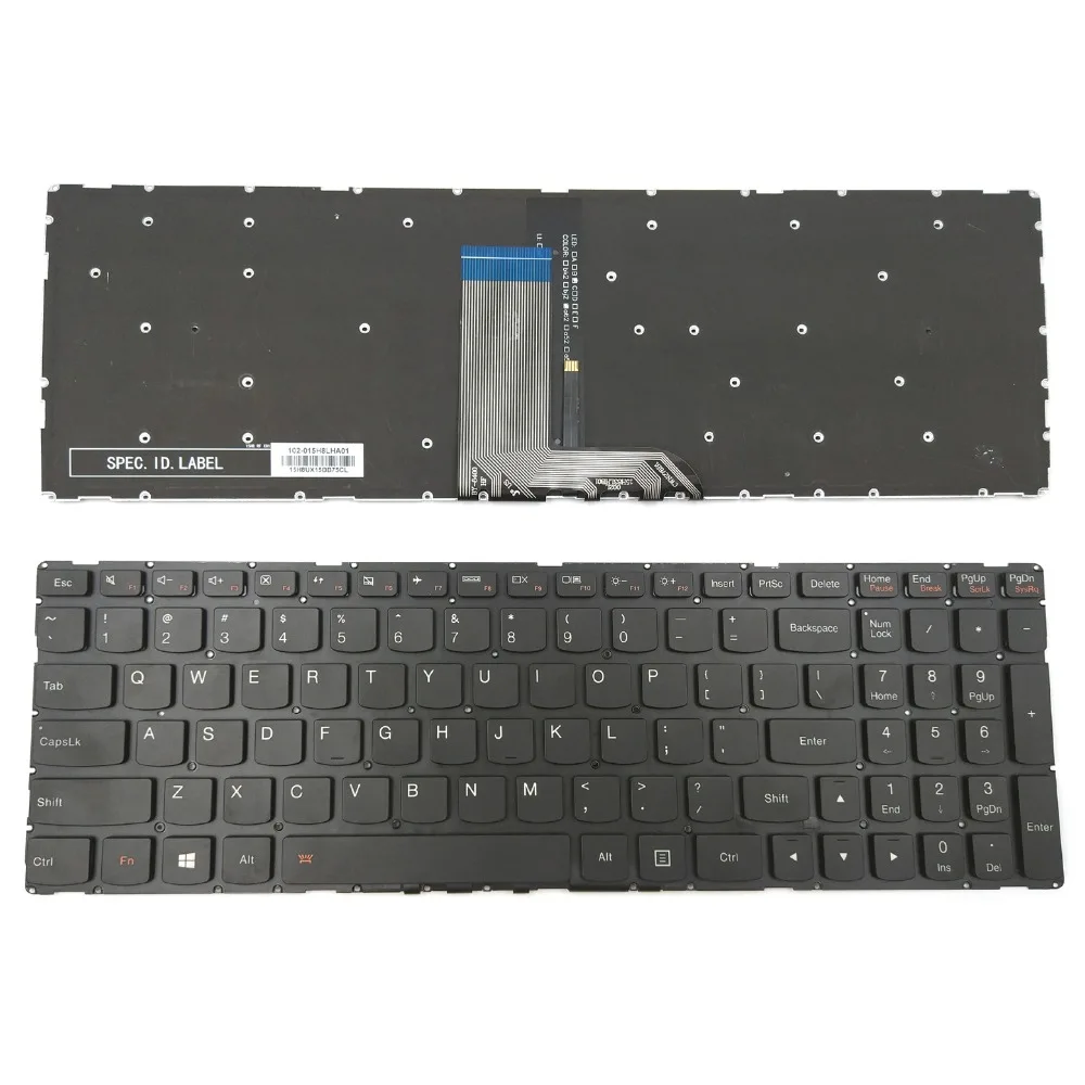 Новая клавиатура для ноутбука Lenovo Yoga 500-15IBD 500-15IHW 500-15ISK Type 20585 20586 80R6 80N6 80N7 US с