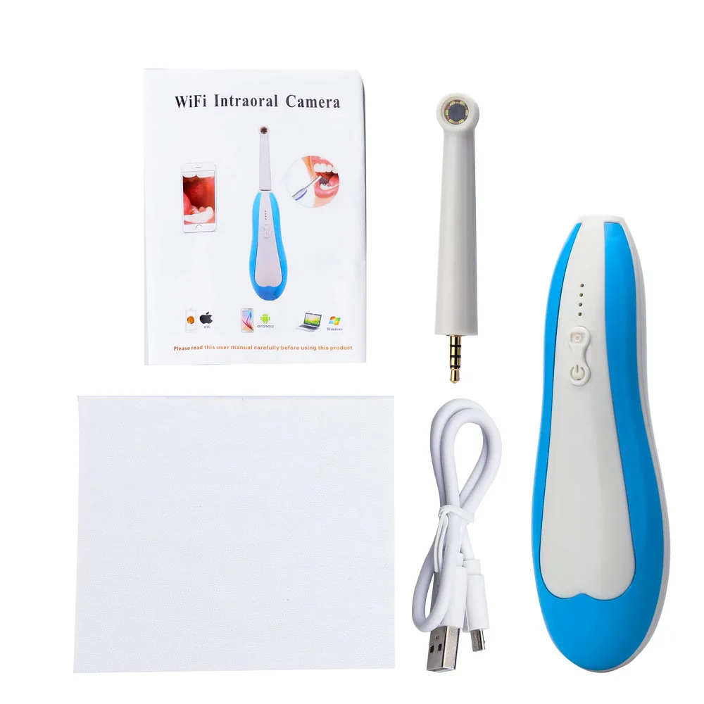 

Wireless WiFi HD Intraoral Endoscope Dental Camera LED Light Monitoring Inspection for Dentist Oral Real-time Video Dental Tools